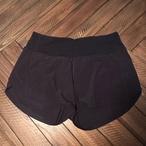 Black Lululemon Shorts Size 6